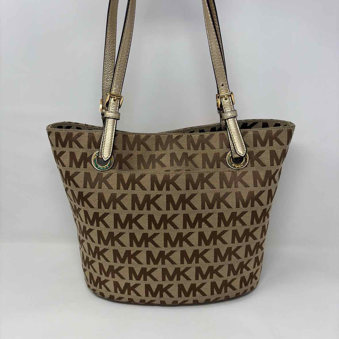 Pre-Owned Michael Kors Brown Fabric Handbag