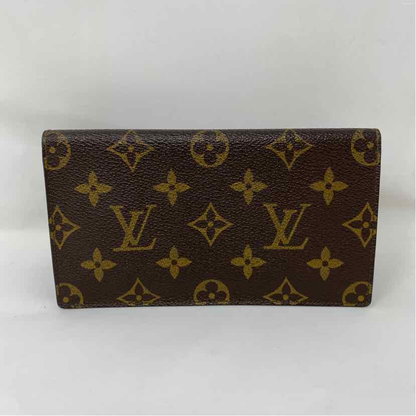 Pre-Owned Louis Vuitton Tan Canvas Designer Wallet
