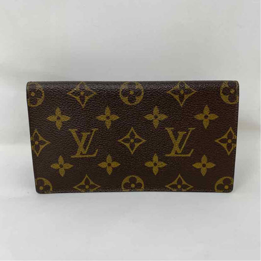 Pre-Owned Louis Vuitton Tan Canvas Designer Wallet
