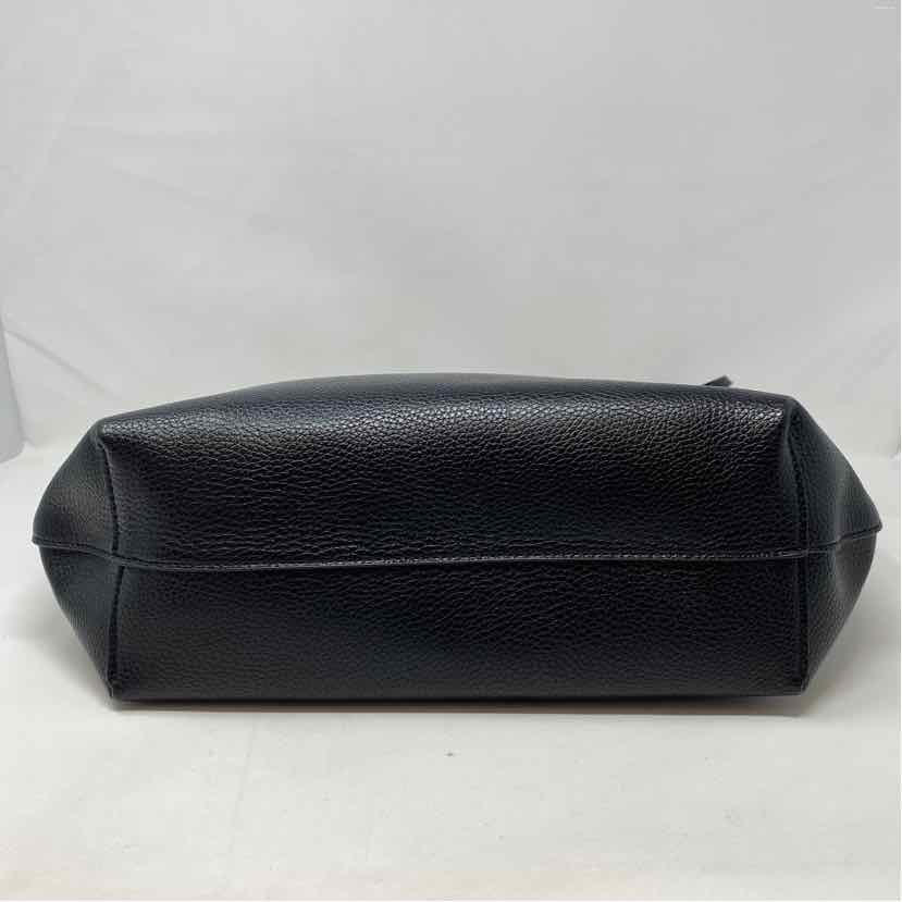 Boutique Black/Taupe faux leather Handbag