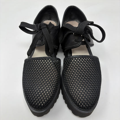 Pre-Owned Shoe Size 6.5 All Black Black Wedge