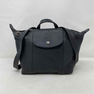 Pre-Owned Longchamp Black Leather Handbag