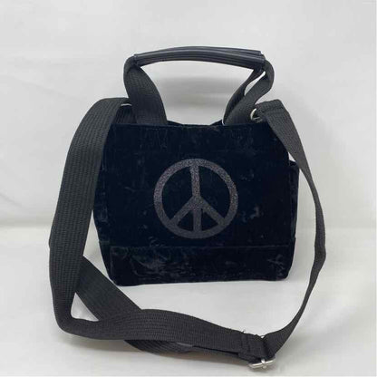 Pre-Owned Koala Kanvas Black Multi Velvet Handbag