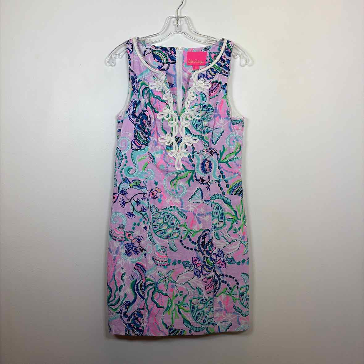 Pre-Owned Size 6/M Lilly Pulitzer Purple Multi Casual Dress