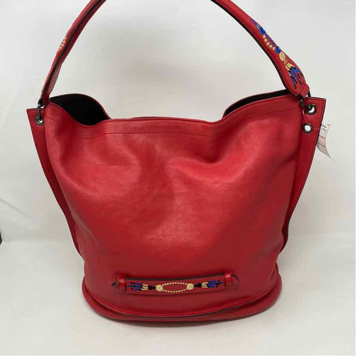 Pre-Owned Longchamp Red Leather Handbag