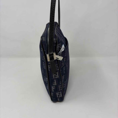 Pre-Owned Fendi Denim Canvas Designer Handbag