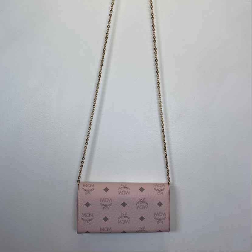 Pre-Owned MCM Pink Leather Designer Handbag