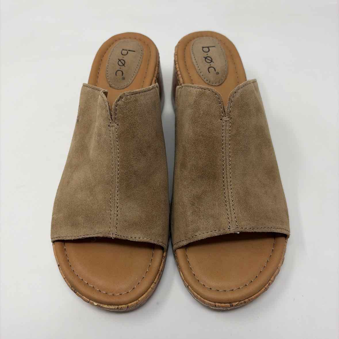 Pre-Owned Shoe Size 9 BOC Tan Wedge