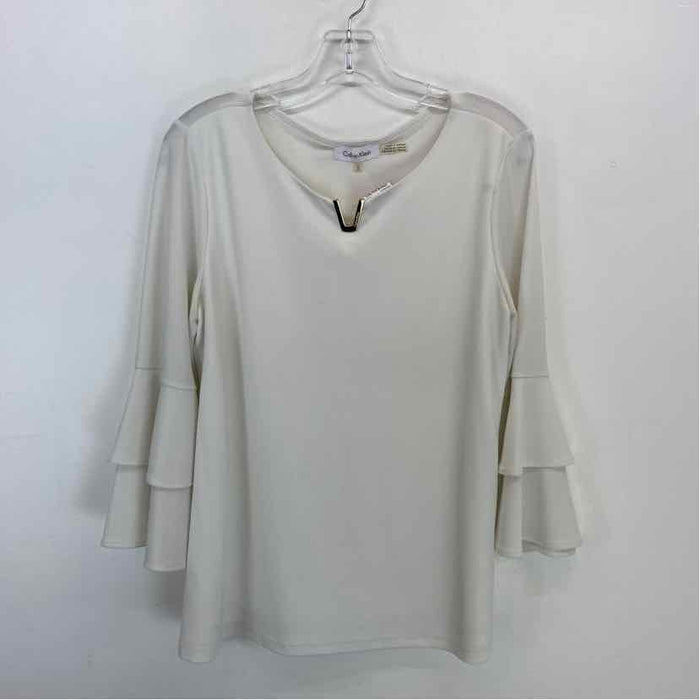 Pre-Owned Size M Calvin Klein White Top