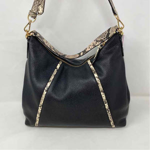 Pre-Owned Michael Kors Black Multi Leather Handbag