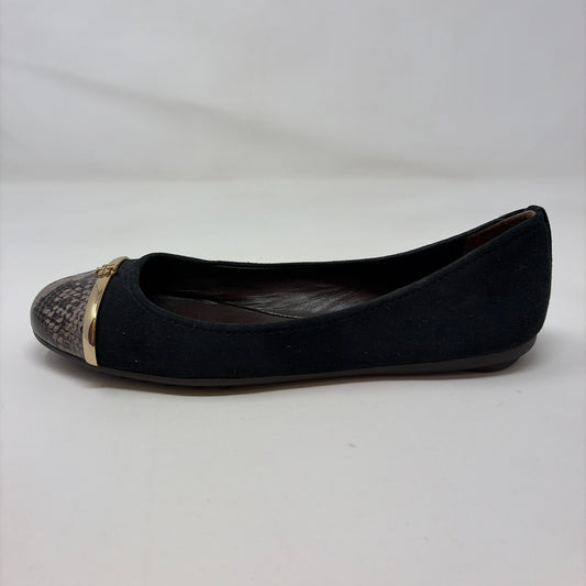 Pre-Owned Shoe Size 8.5 Tory Burch Black Flats