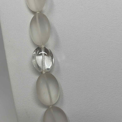 Pre-Owned Simon Sebbag Designs Clear Glass Necklace