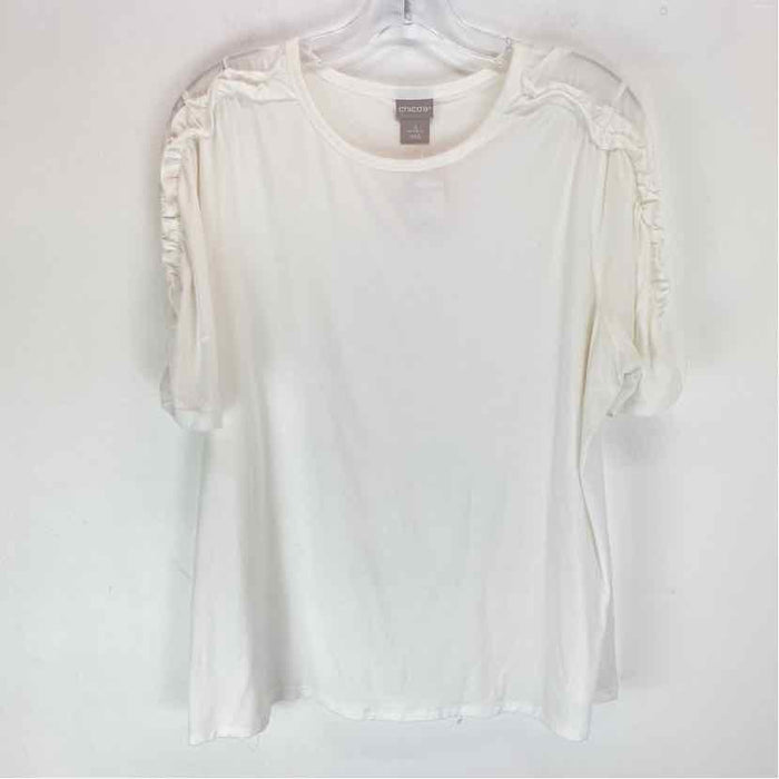Pre-Owned Size L Chico's White Top
