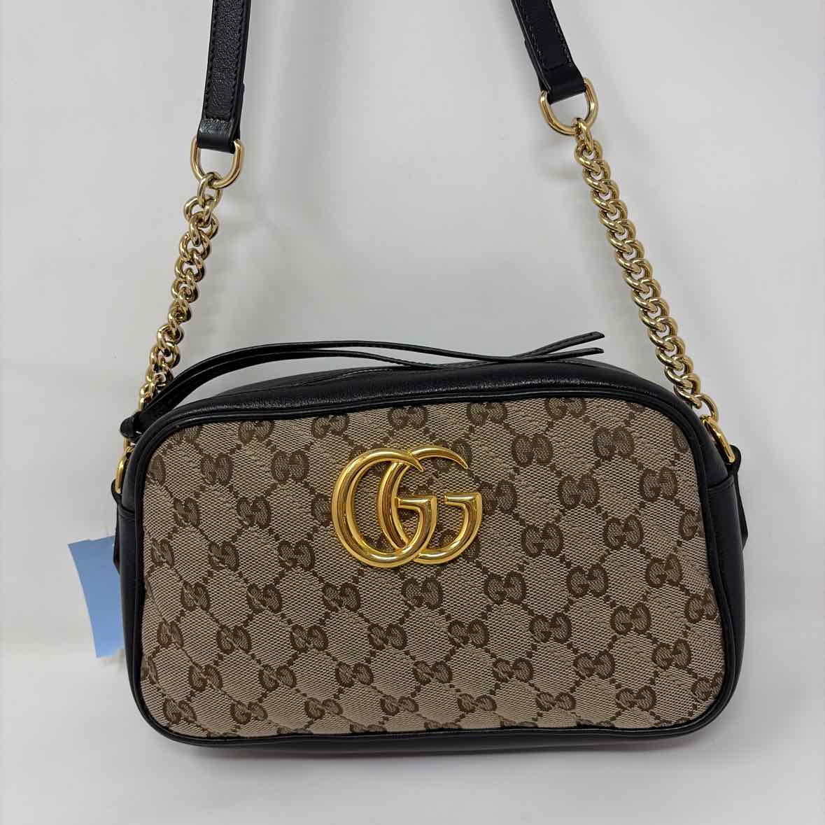Pre-Owned Gucci Monogram Canvas Designer Handbag
