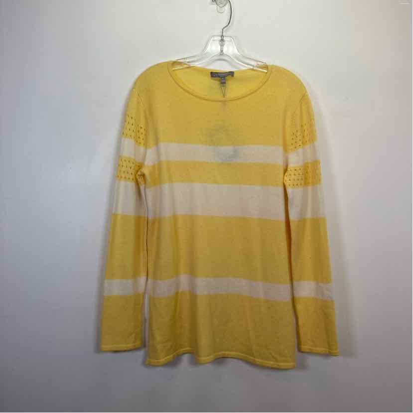 Pre-Owned Size L Neiman Marcus Yellow Sweater