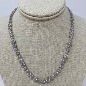 Pre-Owned Judith Ripka Sterling Silver Silver Necklace
