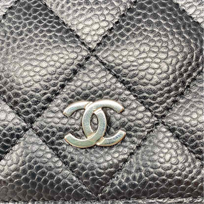 Pre-Owned Chanel Black Leather Designer Handbag