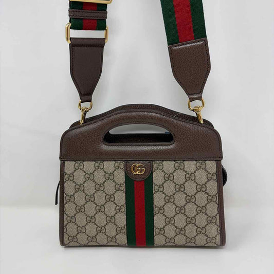 Pre-Owned Gucci Monogram Canvas Designer Handbag