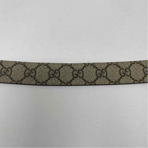 Pre-Owned Gucci Monogram Canvas Designer Belt