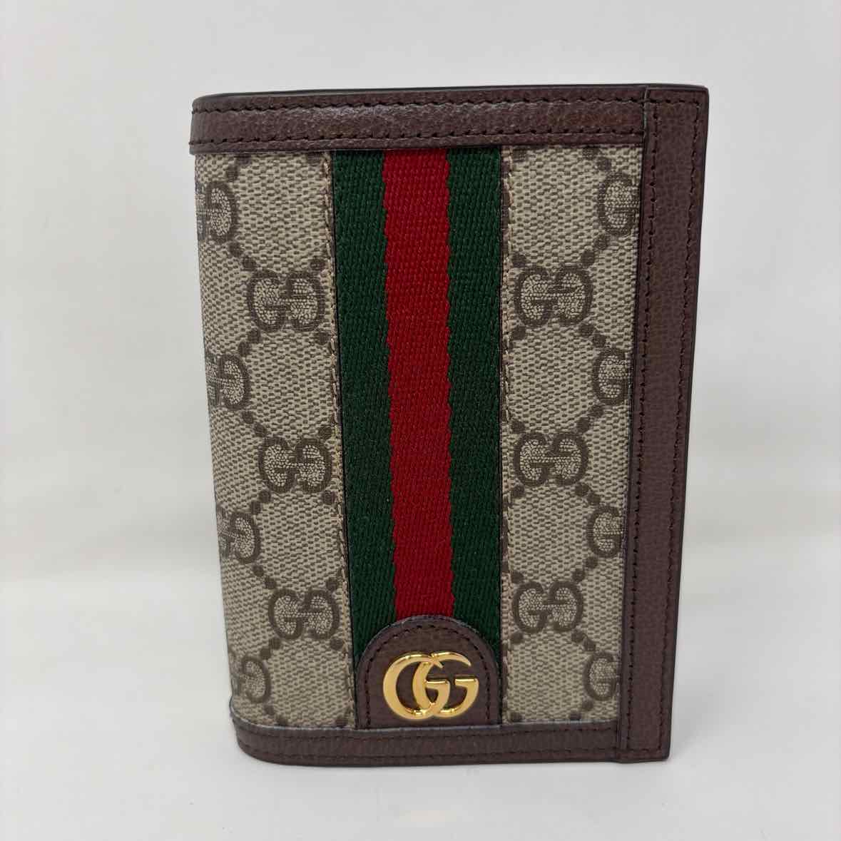 Pre-Owned Gucci Monogram Canvas Designer Wallet