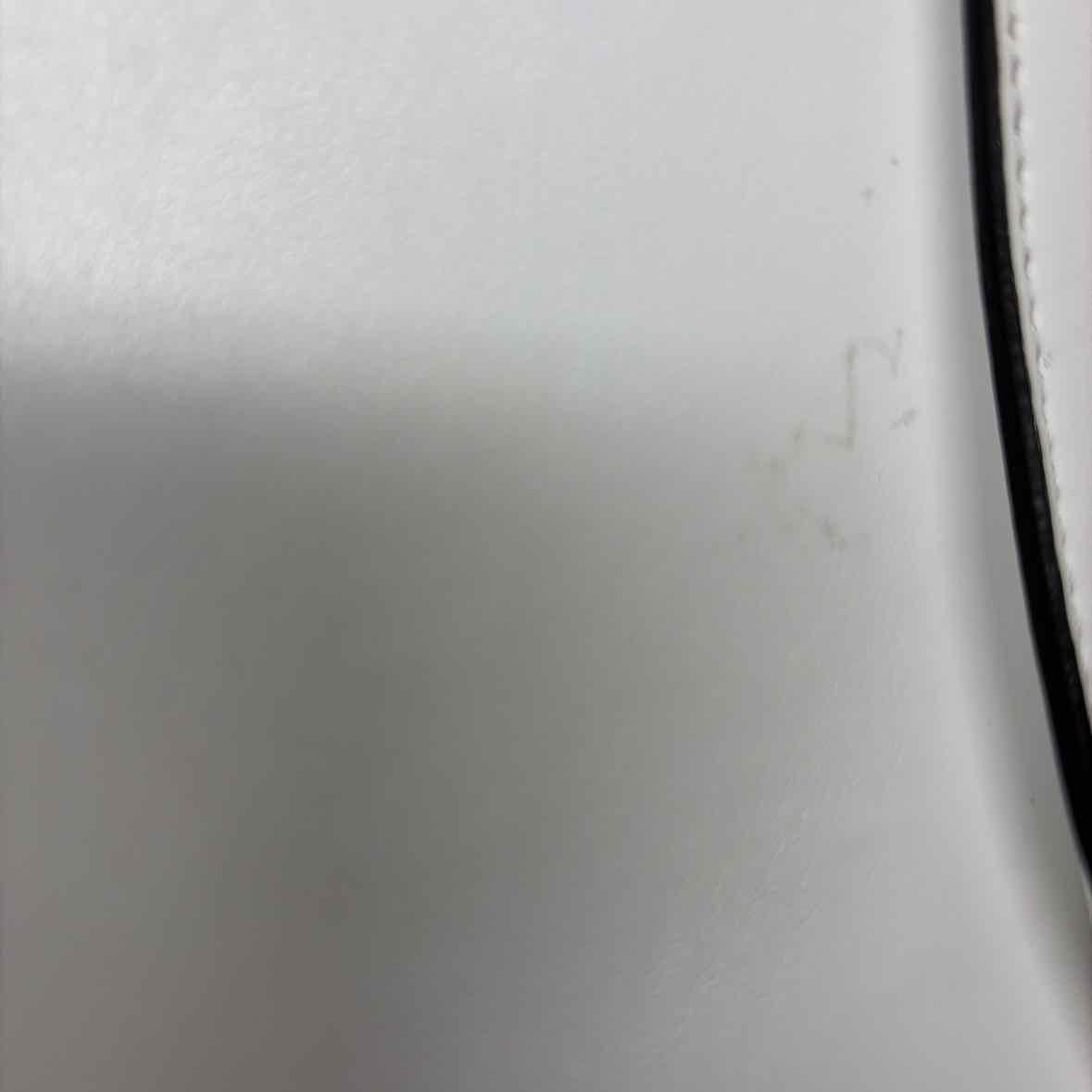 Pre-Owned Stella McCartney White/ Black Leather Designer Handbag