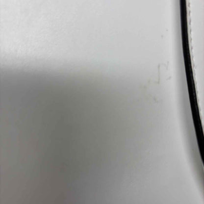 Pre-Owned Stella McCartney White/ Black Leather Designer Handbag