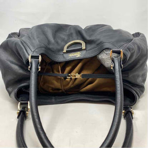 Pre-Owned Gucci Black Leather Designer Handbag