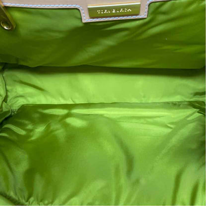 Pre-Owned Tory Burch Green Floral Nylon Handbag
