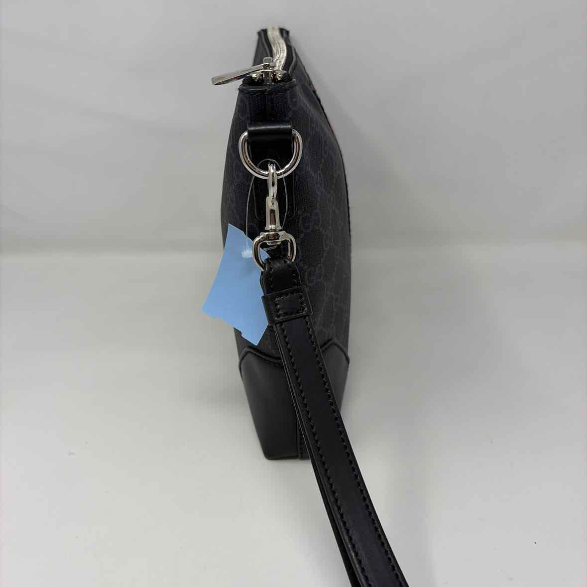Pre-Owned Gucci Black Canvas Designer Handbag