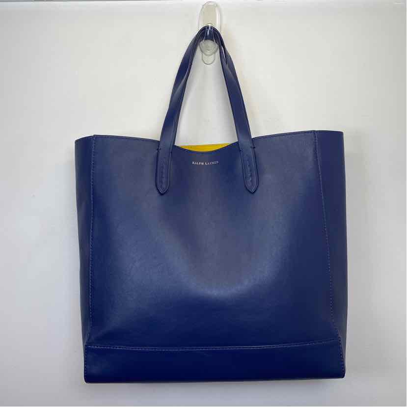 Pre-Owned Ralph Lauren Blue Leather Handbag