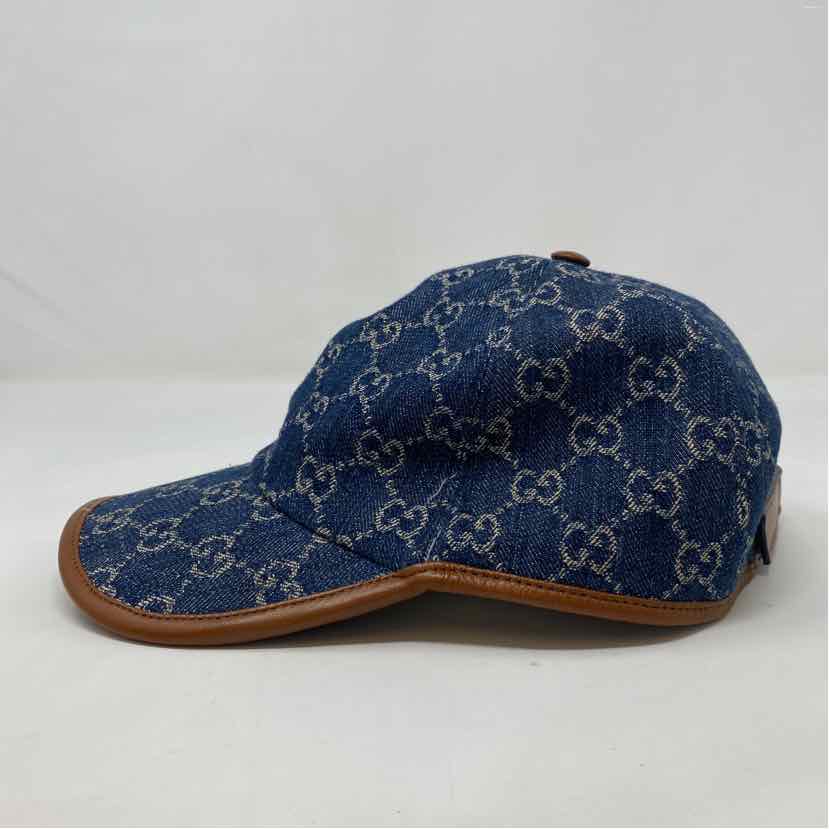 Pre-Owned Gucci Denim Denim Designer Hats