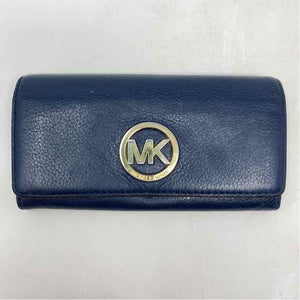 Pre-Owned MICHAEL by Michael Kors Navy Leather Wallet