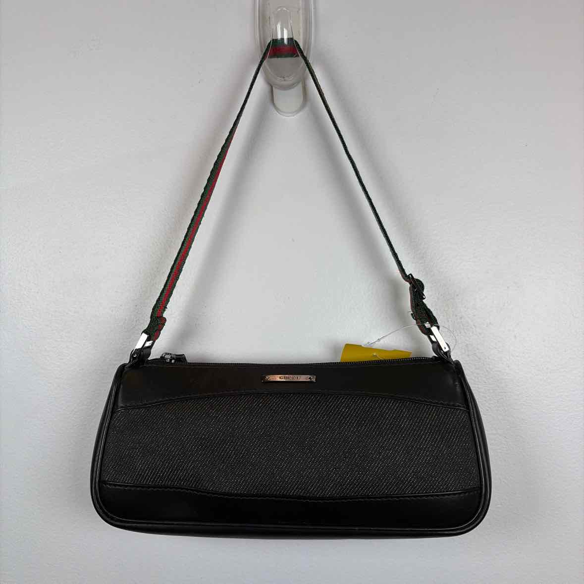 Pre-Owned Gucci Black Denim Designer Handbag