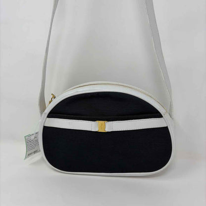 Pre-Owned Ferragamo Navy Leather Designer Handbag