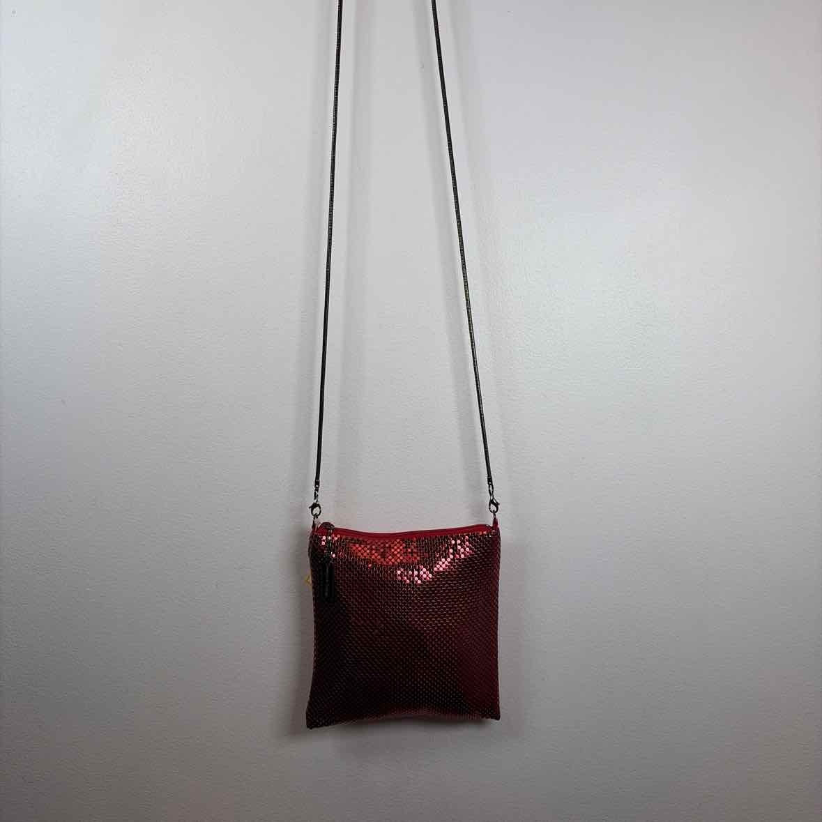 Pre-Owned Whiting & Davis Red Metal Handbag
