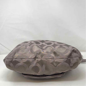 Pre-Owned Coach Grey Fabric Handbag