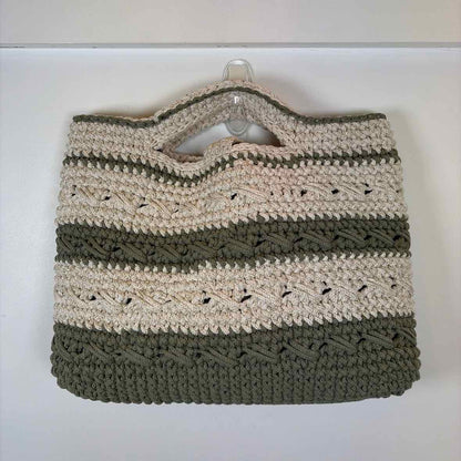 Pre-Owned Boutique Green Multi Crochet Handbag