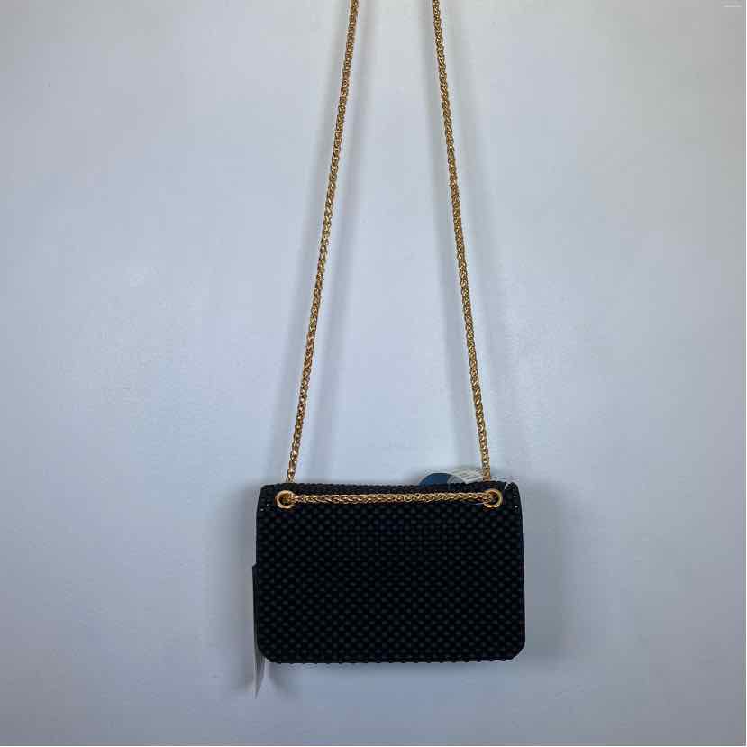 Boutique Black Rubber Handbag