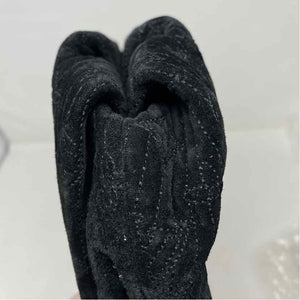 Pre-Owned Louis Vuitton Black Suede Designer Handbag