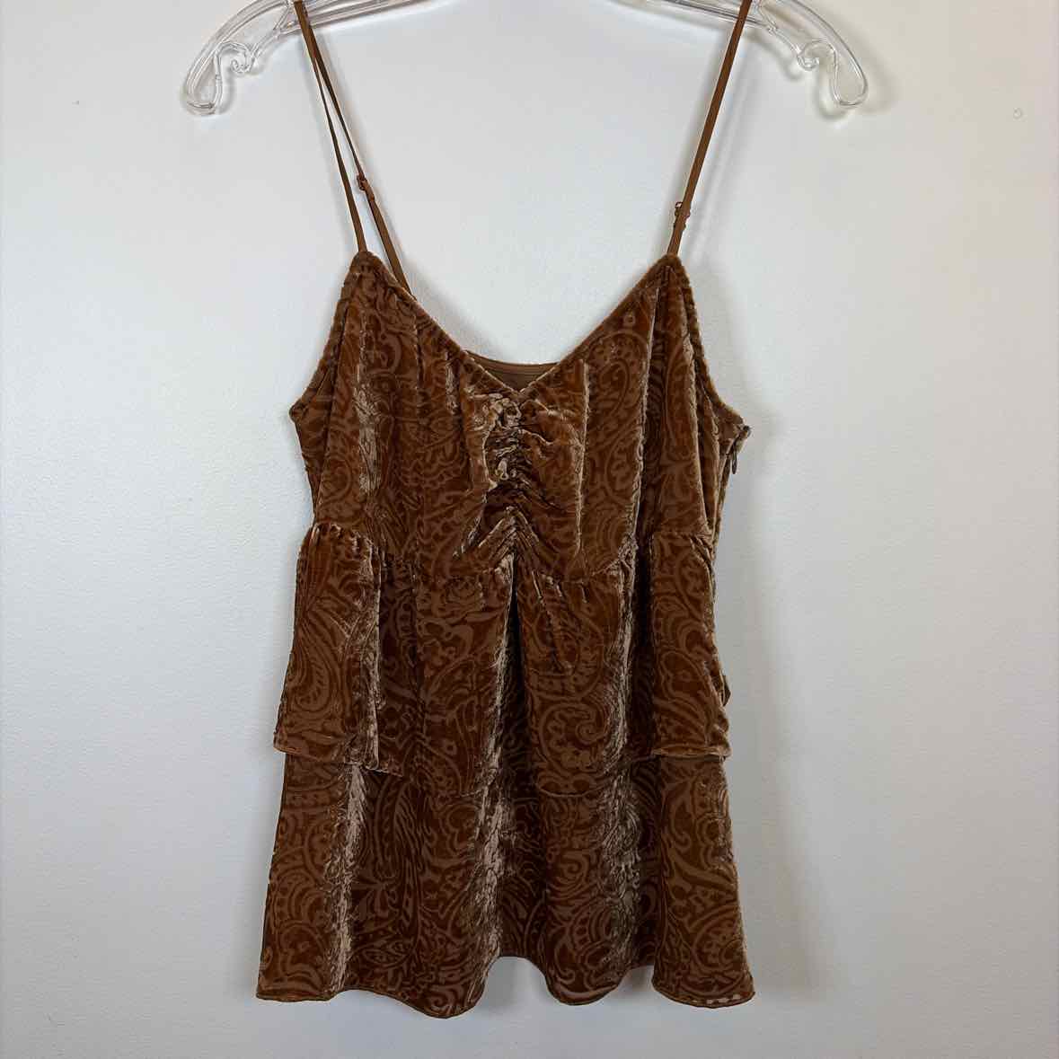 Pre-Owned Size 4/S INC Brown Top