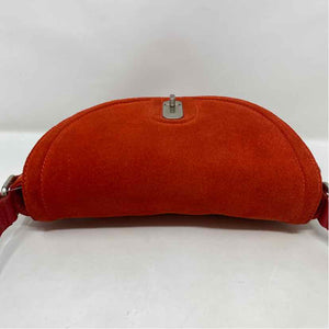 Pre-Owned Sorial Red Suede Handbag