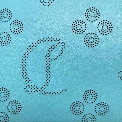 Pre-Owned Christian Louboutin Turqouise Leather Designer Handbag