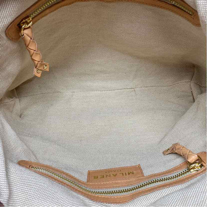 Pre-Owned Milaner Brown Leather Handbag