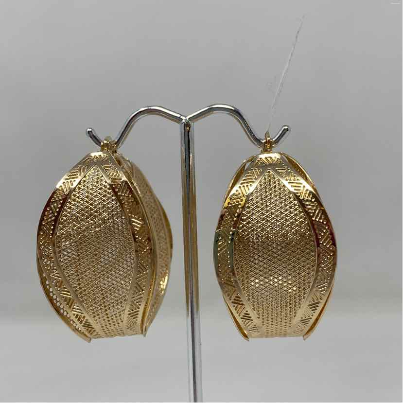 Gold Metal Earrings