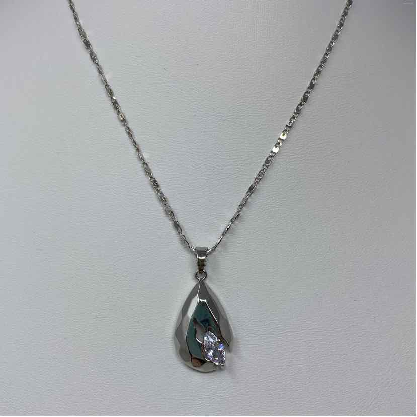 Silver Multi Metal Necklace