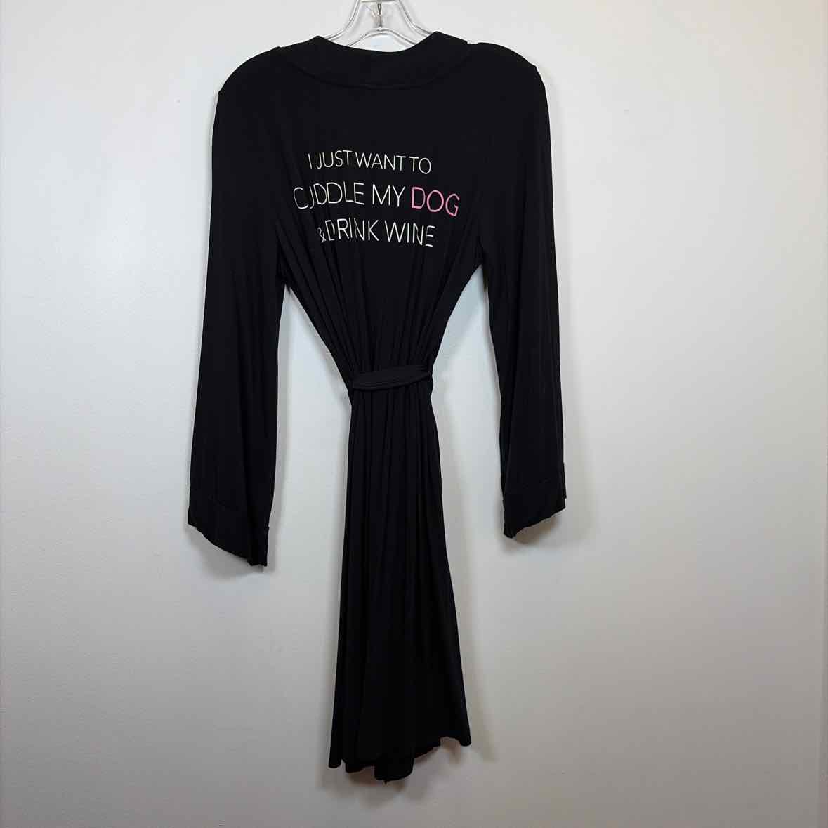 Pre-Owned Size One Size Los Angeles Trading Company Black Cardigan