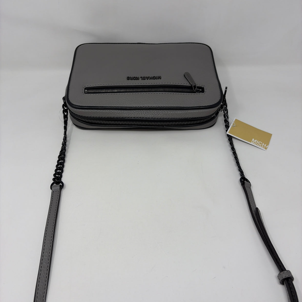 Pre-Owned Michael Kors Grey Leather Handbag