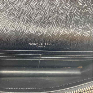 Pre-Owned Saint Laurent Black Leather Designer Handbag