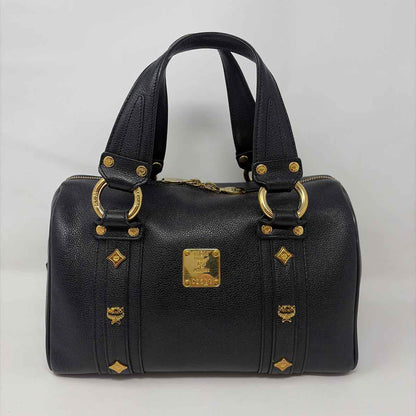 Pre-Owned MCM Black Leather Designer Handbag