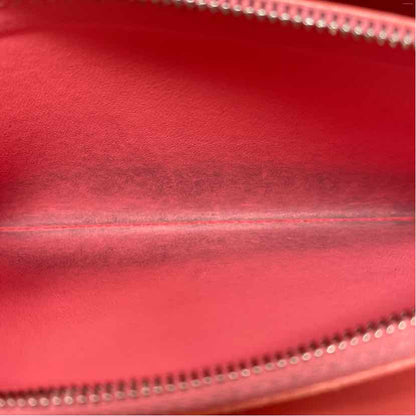 Pre-Owned Louis Vuitton Stripe Multi Patent Designer Wallet